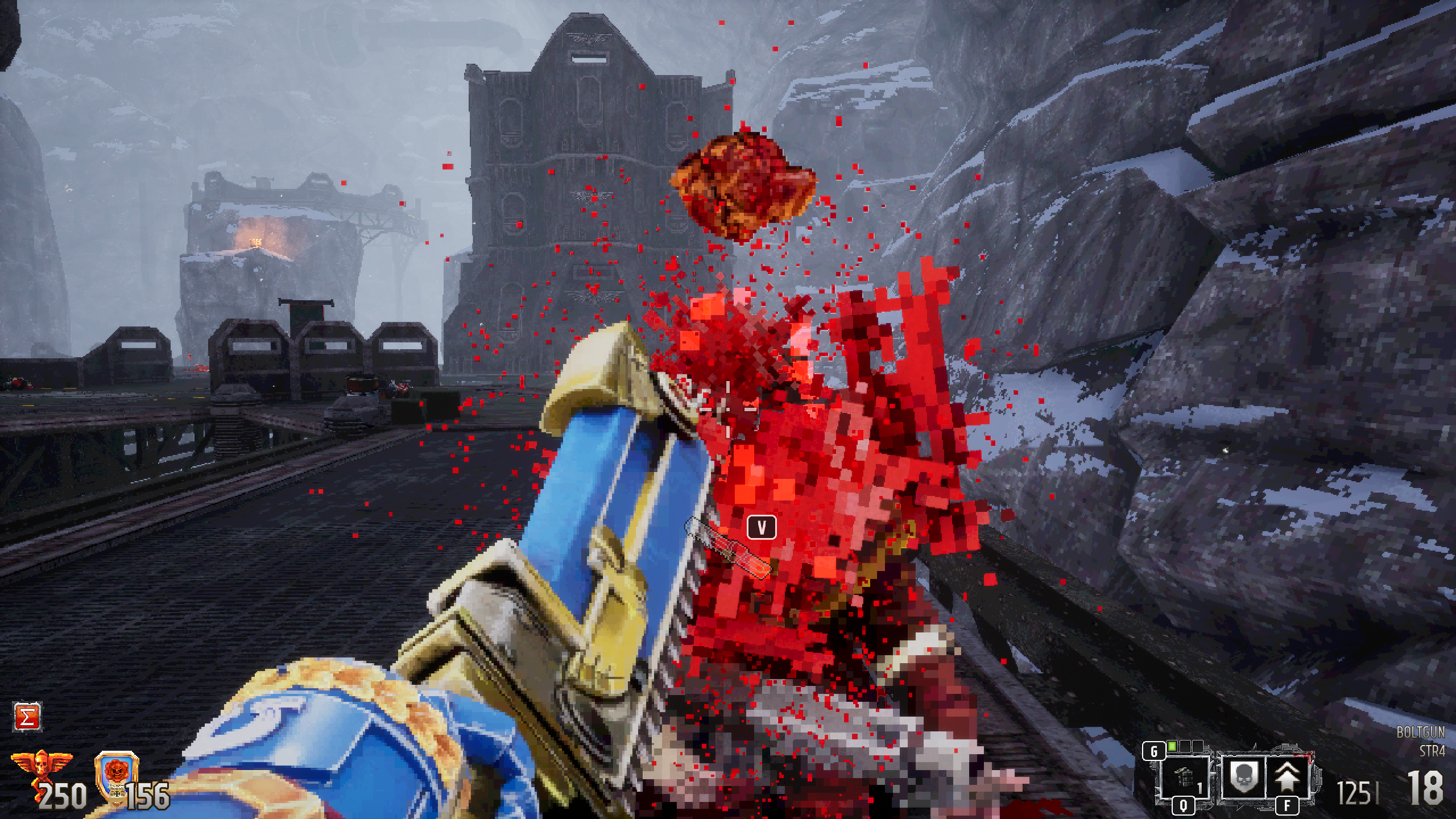 Warhammer 40,000 : jeu de tir boomer de jeu rétro sur PC Boltgun comme DOOM