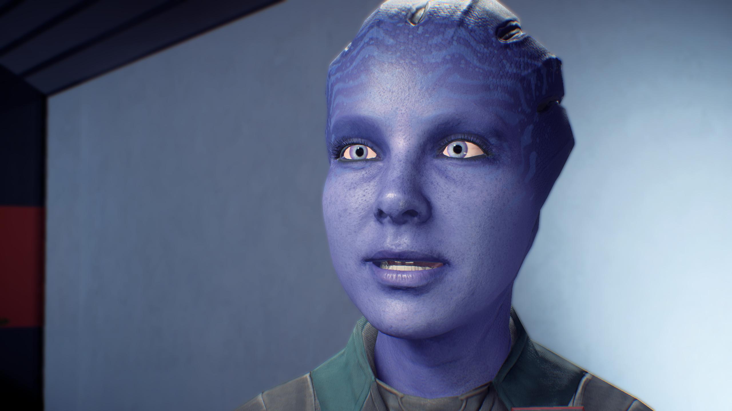 Un asari de Mass Effect : Andromède